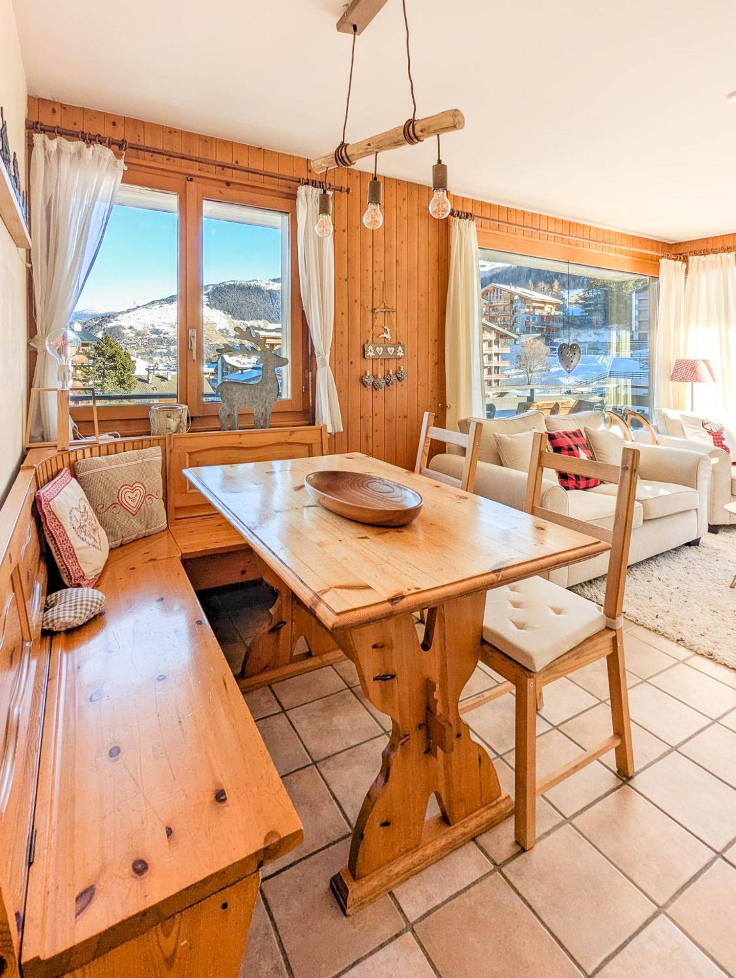 Center Of Nendaz ! Apartment 3 Rooms With Balcony ภายนอก รูปภาพ